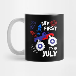 My first 4th of july..family matching gift idea Mug